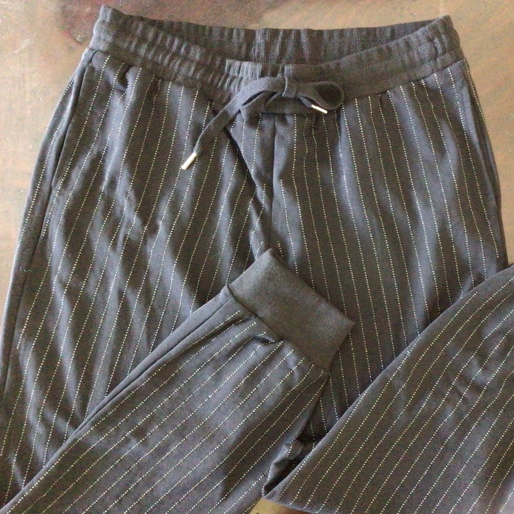 Vocal Bling Pinstriped Joggers